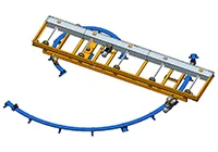 90° Roller Bed