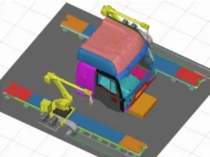 Robotic Dispensing and Sealing System for Commercial Vehicle