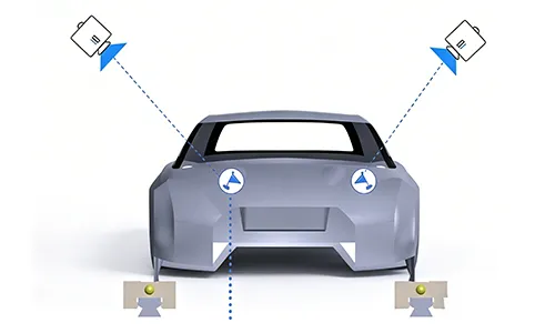 High-precision projected overlay display
